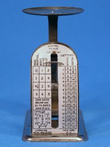 letter scale, maker Lorraine Metal Mfg. Co. Inc., USA