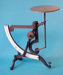 old tall letter scale, maker Ph.J. Maul