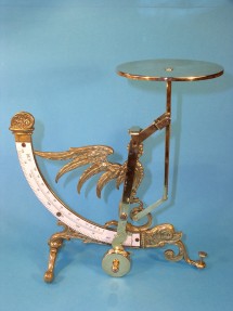 Caryatid letter scale, maker unknown