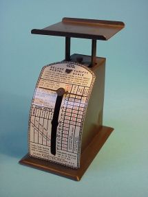 Thrifty letter scale, maker IDL