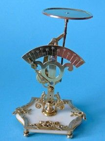 letter scale unknown maker, France