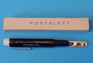 Postalett pen scale and packing