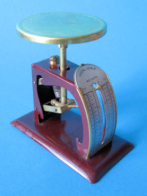 Pilot letter scale, made in England