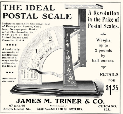 Ideal letter scale