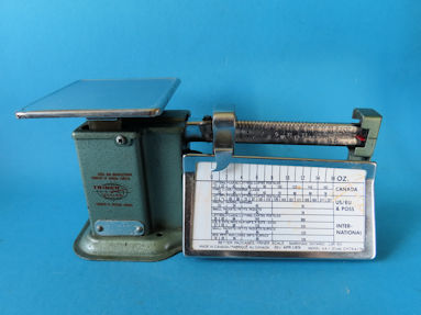 letter scale, maker Triner