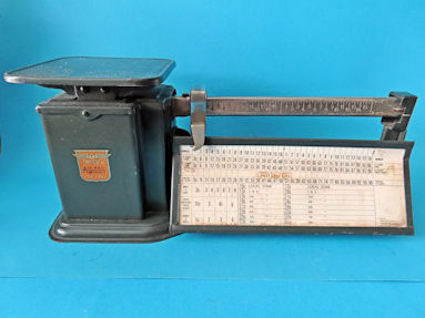 letter scale, maker Triner