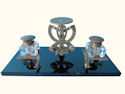 inkstand with letter scale