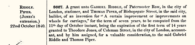 a grant unto Gabriel Riddle and Thomas Piper